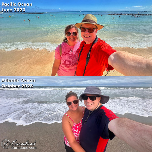 From the Pacific Ocean to the Atlantic Ocean