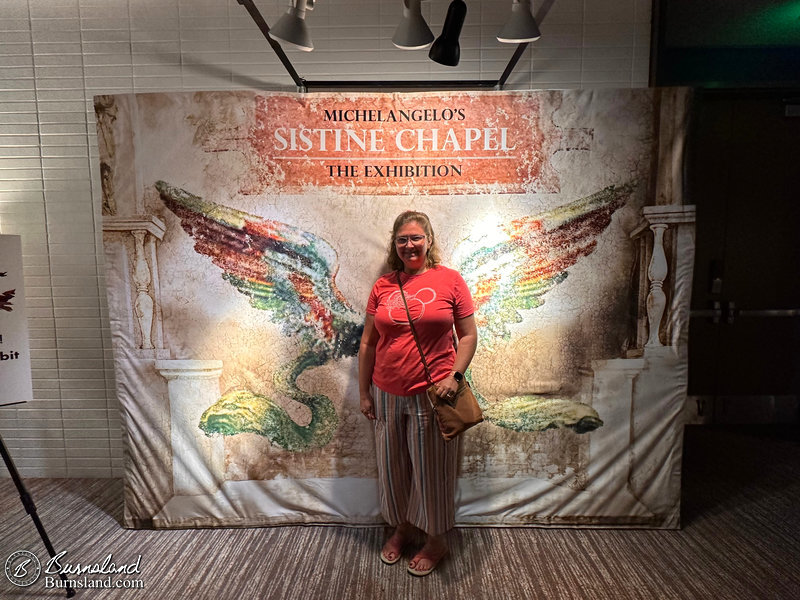 An exhibit about Michelangelo’s paintings on the Sistene Chapel ceiling