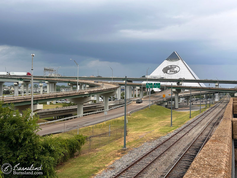 Railroad tracks in Memphis