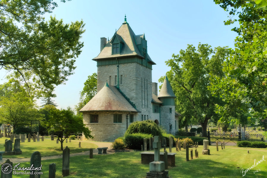 Gatehouse at Mount Hebron Cemetery in Winchester, Virginia