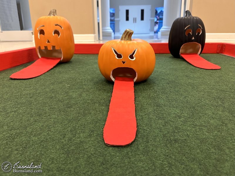 Pumpkins for pumpkin golf at our church’s fall festival