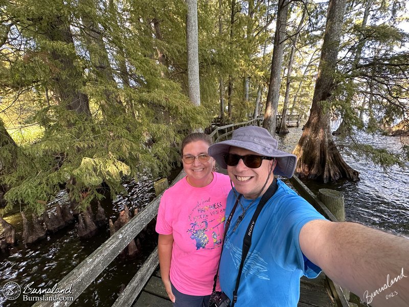 On the boardwalk at Reelfoot
