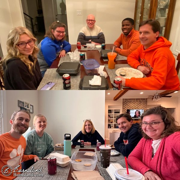 All of us together at different times